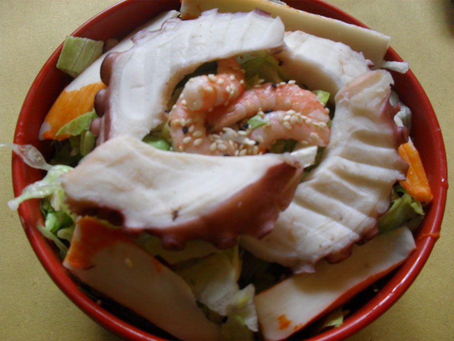 INSALATA GAMBERETTI e POLPO