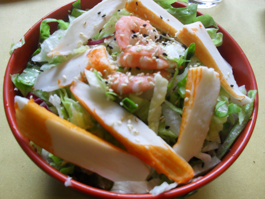 INSALATA GAMBERETTI e GRANCHIO