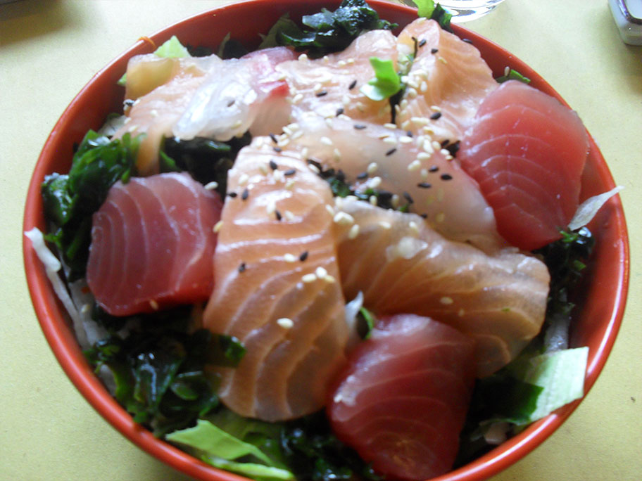 INSALATA di ALGHE MISTO PESCE